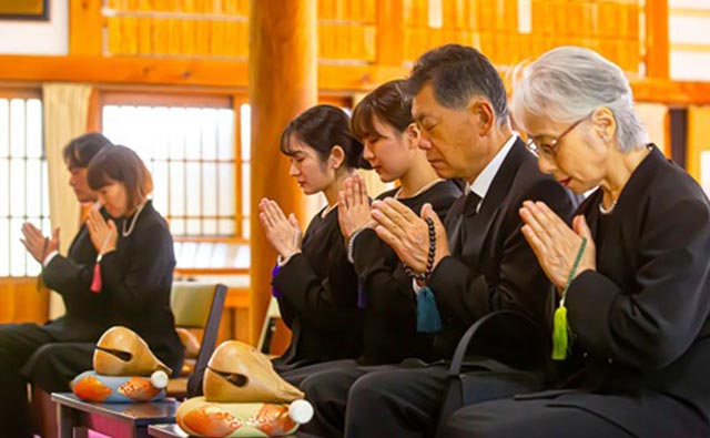 家族葬プランの葬儀参考イメージ